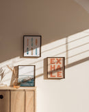 8x10 in, Set of 3, Walnut Oak Frame