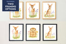 Adorable Baby Animals Art Print, Framed (12" x 16")