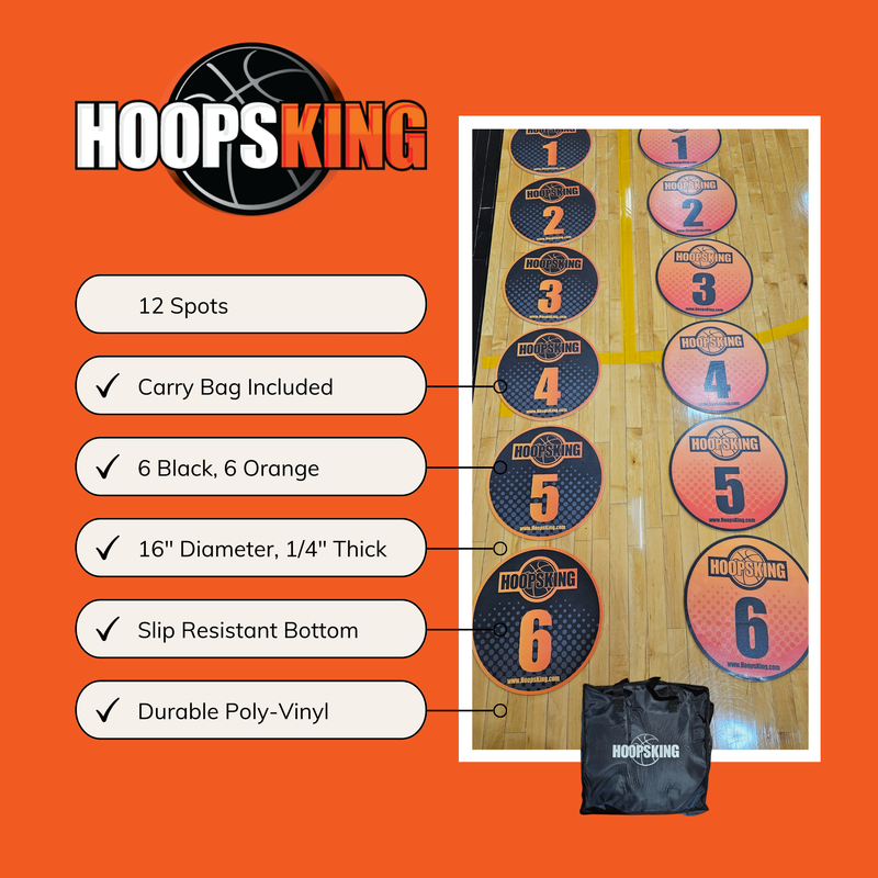 Offensive Spacing Training Spot Markers | 16", photo 2 of 11