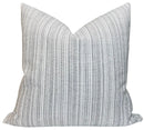 Veranda Strie Pillow Cover in Grey