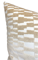 Mod Velvet Pillow Cover in Tan Brown