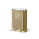 Swivel Softcover Leather & Lucite Zemiros Set by Feldart