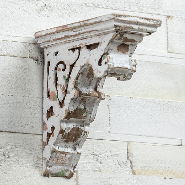 Antique Inspired Distressed Wooden Corbel, Pick Your Style