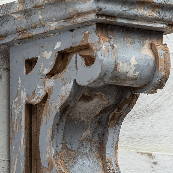 Antique Inspired Distressed Wooden Corbel, Pick Your Style