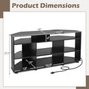 Corner TV Stand for TVs up to 55 Inch with Storage by LJGDeals