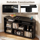 Corner TV Stand for TVs up to 55 Inch with Storage by DirectDeals