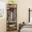5-Tier Corner Hall Tree with Shoe Storage Bench by LJGDeals