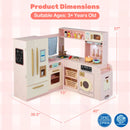 Corner Play Kitchen with Lights and Sounds for Ages 3+