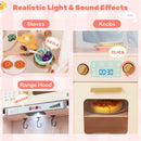 Corner Play Kitchen with Lights and Sounds for Ages 3+