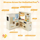 Corner Play Kitchen with Lights and Sounds for Ages 3+