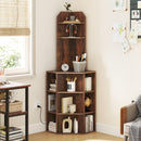 6-Tier Corner Shelf with Charging Station and 2 USB Ports by DirectDeals