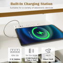 3-Tier Corner TV Stand for TVs up to 65 Inches with Charging Station by LJGDeals
