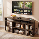 Corner TV Stand for TVs up to 55 Inch with Storage by DirectDeals