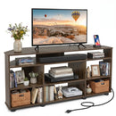 Corner TV Stand for TVs up to 55 Inch with Storage by DirectDeals