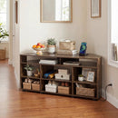 Corner TV Stand for TVs up to 55 Inch with Storage by DirectDeals