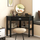 Corner Wooden Piece Laptop Computer Desk by LJGDeals