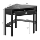 Corner Wooden Piece Laptop Computer Desk by LJGDeals