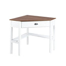 Corner Wooden Piece Laptop Computer Desk by LJGDeals