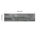 Cosmic Dust - Self-Adhesive 3D Peel & Stick Real Stacked Stone Tiles [Pack of 10] by Stone World LLC