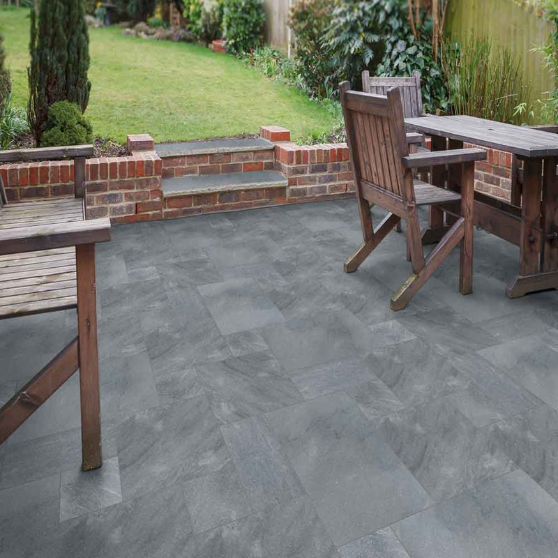 MSI Cosmic Black Sandblast Marble Pavers