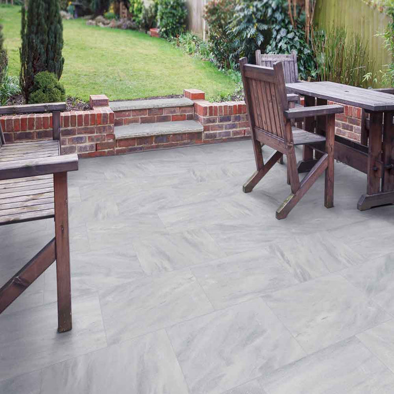 MSI Cosmic Gray Sandblast Marble Pavers