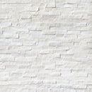 MSI Rockmount Cosmic White Splitface Ledger Panel Marble Wall Tile 6"x24"