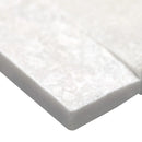 MSI Rockmount Cosmic White Splitface Ledger Panel Marble Wall Tile 6"x24"