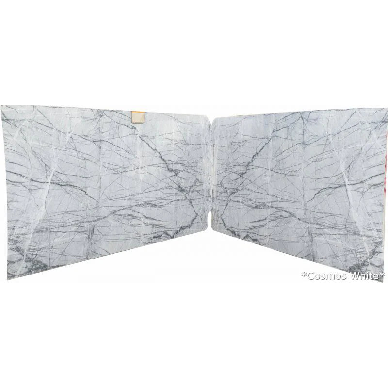 Cosmos White Bookmatching Polished Marble Slab