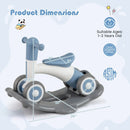 3 in 1 Rocking Horse with Detachable Balance Board and Seat by LJGDeals