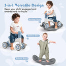 3 in 1 Rocking Horse with Detachable Balance Board and Seat by DirectDeals