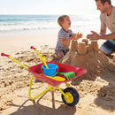 Costzon Kids Wheelbarrow with All-Terrain Wheels-Red