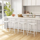 Counter Height Bar Chair Set with Acacia Wood Frame and Supporting Legs by LJGDeals