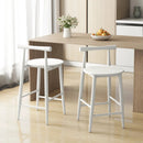 Counter Height Bar Chair Set with Acacia Wood Frame and Supporting Legs by LJGDeals