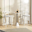 Counter Height Bar Chair Set with Acacia Wood Frame and Supporting Legs by LJGDeals