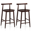Counter Height Bar Chair Set with Acacia Wood Frame and Supporting Legs by LJGDeals