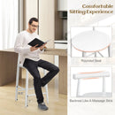 Counter Height Bar Chair Set with Acacia Wood Frame and Supporting Legs by LJGDeals