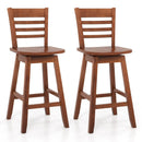Counter Height Barstools Set of 2 with Footrest for Kitchen Island Bar by LJGDeals