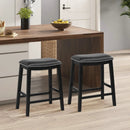 26 Inch Counter Height Bar Stool Set of 2 with Upholstered Seat by LJGDeals
