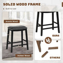 26 Inch Counter Height Bar Stool Set of 2 with Upholstered Seat by LJGDeals