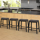 26 Inch Counter Height Bar Stool Set of 2 with Upholstered Seat by LJGDeals