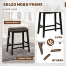 26 Inch Counter Height Bar Stool Set of 2 with Upholstered Seat by LJGDeals