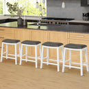 26 Inch Counter Height Bar Stool Set of 2 with Upholstered Seat by LJGDeals