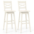 Swivel 30-Inch Bar Height Stool Set of 2 with Footrest by LJGDeals