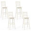 Swivel 30-Inch Bar Height Stool Set of 2 with Footrest by LJGDeals