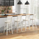 Swivel 30-Inch Bar Height Stool Set of 2 with Footrest by LJGDeals