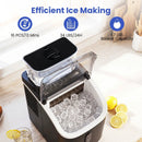 Countertop Ice Maker with External Tank & Self-Cleaning by LJGDeals