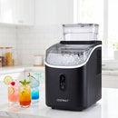 Countertop Ice Maker with External Tank & Self-Cleaning by LJGDeals