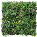 Country Fern Artificial Vertical Garden Green Wall Panel 40×40in 11 SQ FT – UV Resistant – Commercial Grade by Designer Plants USA