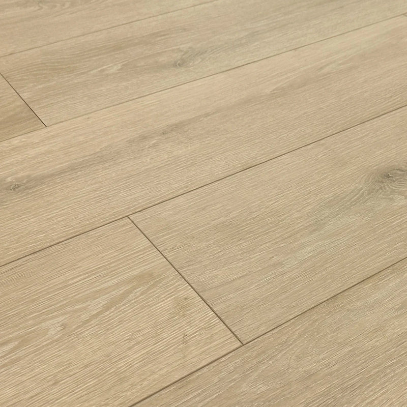 Countryside Beige Micro Bevel Matte 9.25"x60" Waterproof Laminate Flooring 12mm - Linea