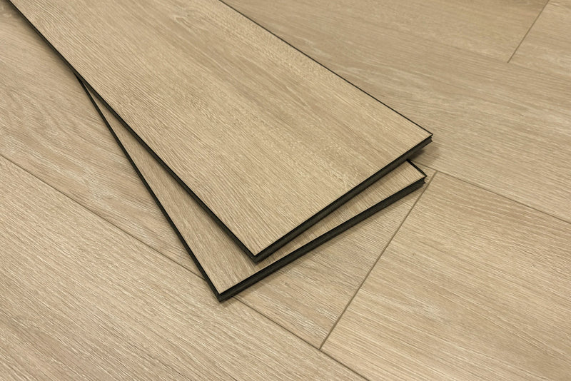 Countryside Beige Micro Bevel Matte 9.25"x60" Waterproof Laminate Flooring 12mm - Linea